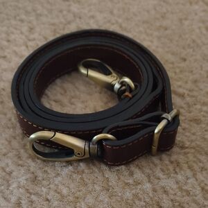 Brown Vegan Leather Strap